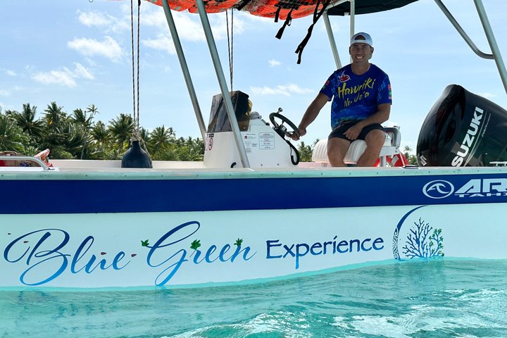 Raiatea Tahaa 1/2 dag koralhave snorkling / cruise venligt