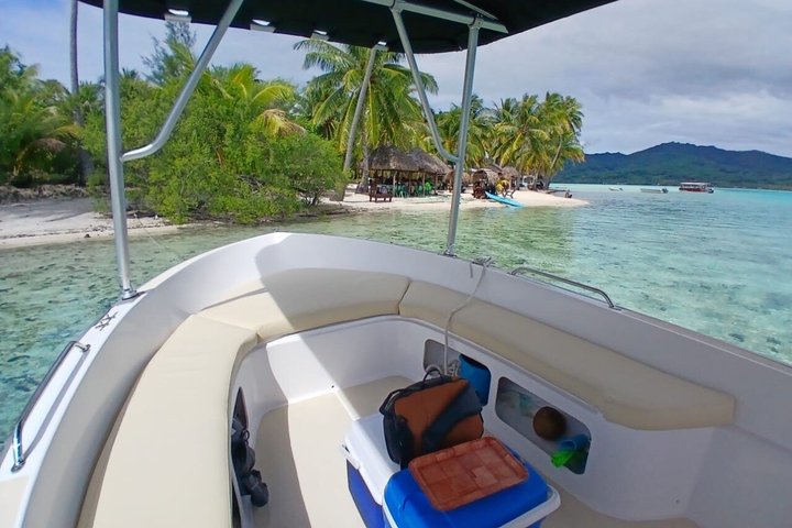 Raiatea Tahaa 1/2 dag koralhave snorkling / cruise venligt