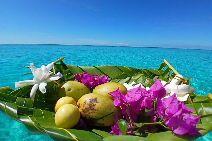 Raiatea Tahaa 1/2 dag koralhave snorkling / cruise venligt
