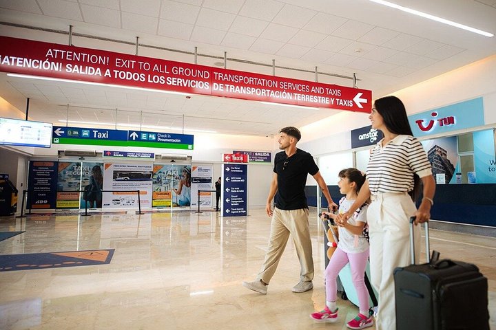 Trasporto privato di andata e ritorno per l'aeroporto di Cancun