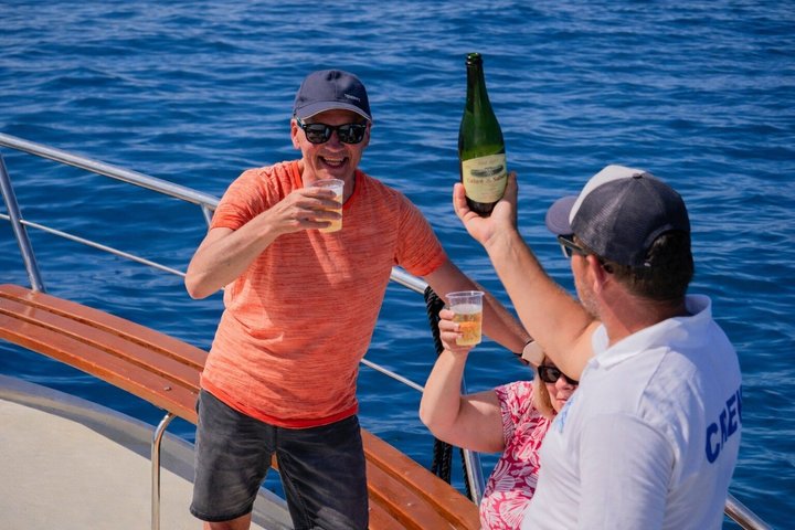 Scoprire le balene a Tenerife: tour in yacht con bagno e pranzo