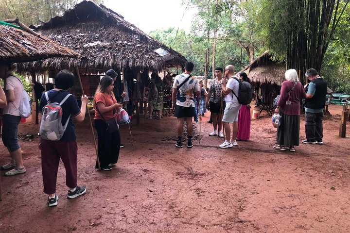 Gyllentriang Thailändsk Myanmar Laos gräns Khongfloden Gamla staden