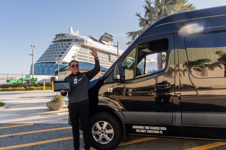 Transfer privado do aeroporto de Orlando MCO e hotéis para Port Canaveral