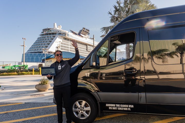 Port Canaveral til Orlando flyplass MCO og hoteller Privat transfer