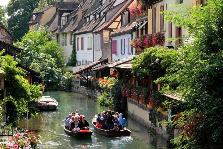 Tour a piedi di Colmar 2H con piccola crociera in barca a Venezia
