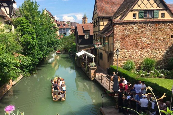 Tour a piedi di Colmar 2H con piccola crociera in barca a Venezia