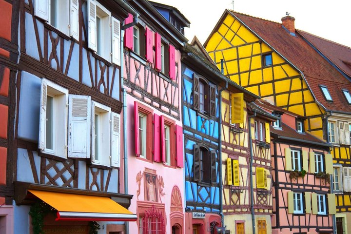 Tour a piedi di Colmar 2H con piccola crociera in barca a Venezia