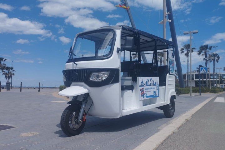 Passeio privado de tuk-tuk de 2 horas por Valência