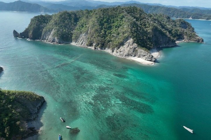 Excursion privée à l'île Tortuga pour 4 personnes avec déjeuner et plongée en apnée