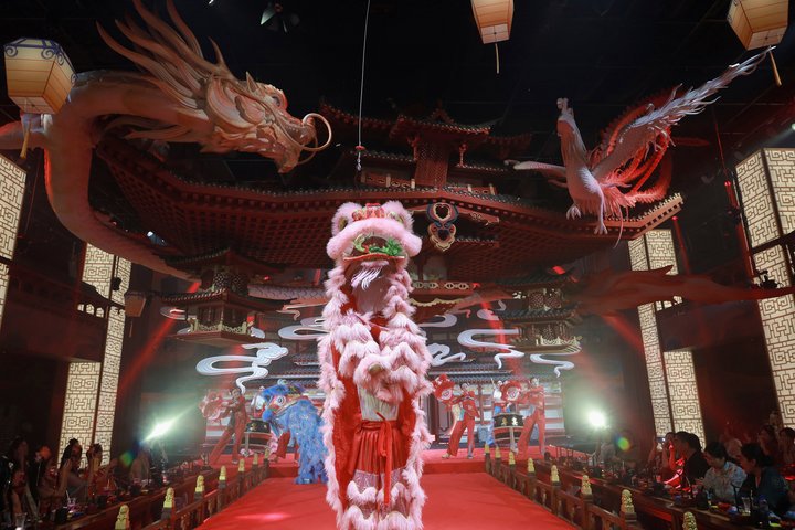 Guangzhou Lingnan Culture Festin avec Opéra Cantonais