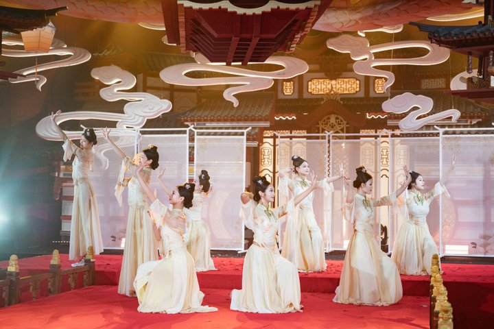 Guangzhou Lingnan Culture Festin avec Opéra Cantonais
