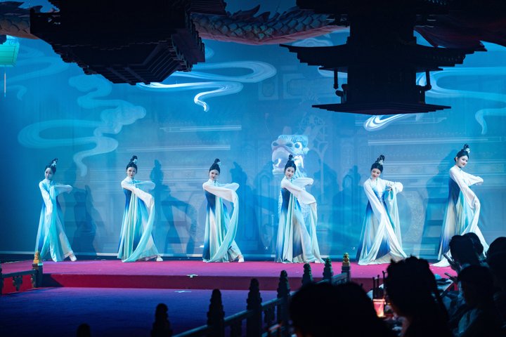 Guangzhou Lingnan Culture Festin avec Opéra Cantonais