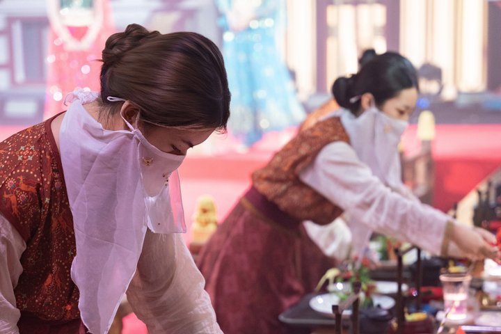 Guangzhou Lingnan Culture Festin avec Opéra Cantonais