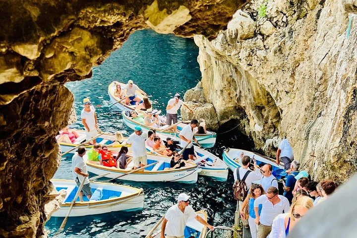 Ultimate Capri & Blue Grotto dagstur fra Napoli eller Sorrento