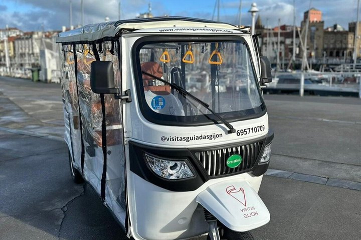 Panoramatur i en TukTuk, Gijón i sin helhet