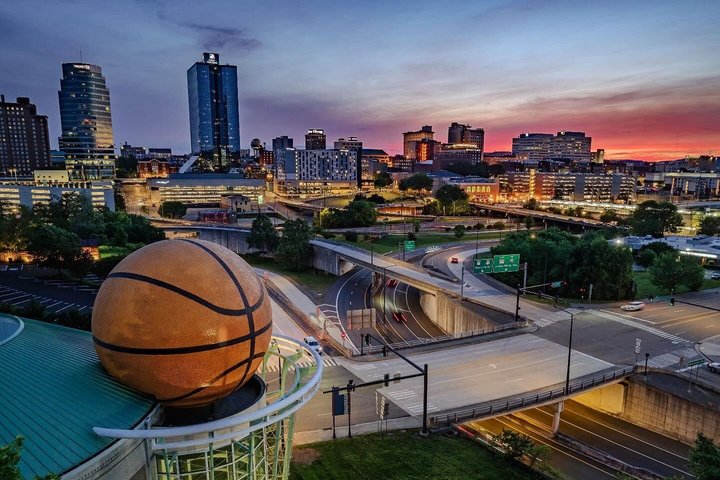 Entrada para o Basketball Hall of Fame