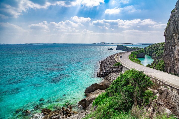 Okinawa Miyako naturskjønne sightseeing og guidet foto tur