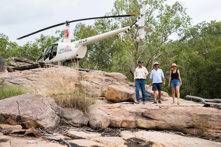 Nitmiluk Heli Kunstavontuur Scenic Flight en Aboriginal Art Tour