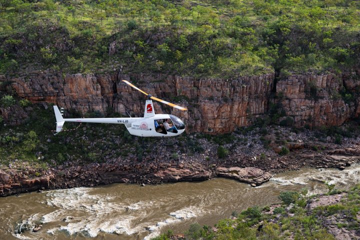 Helitour door Katherine Gorge en Edith Falls met afgelegen landing
