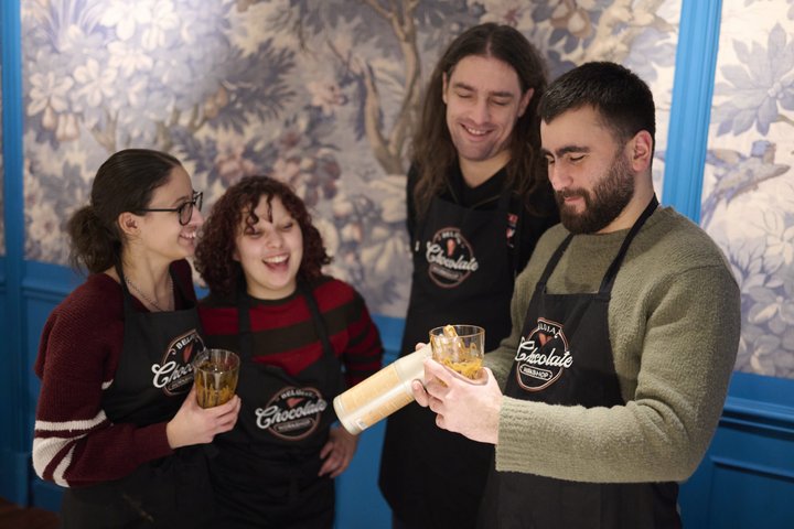 1.5h Laboratorio di produzione di tartufi e cioccolata calda a Gand