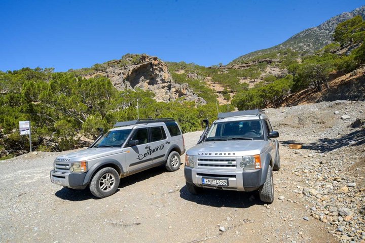 Tour en jeep : Garganta de Kourtaliotiko, Preveli & Spili Village