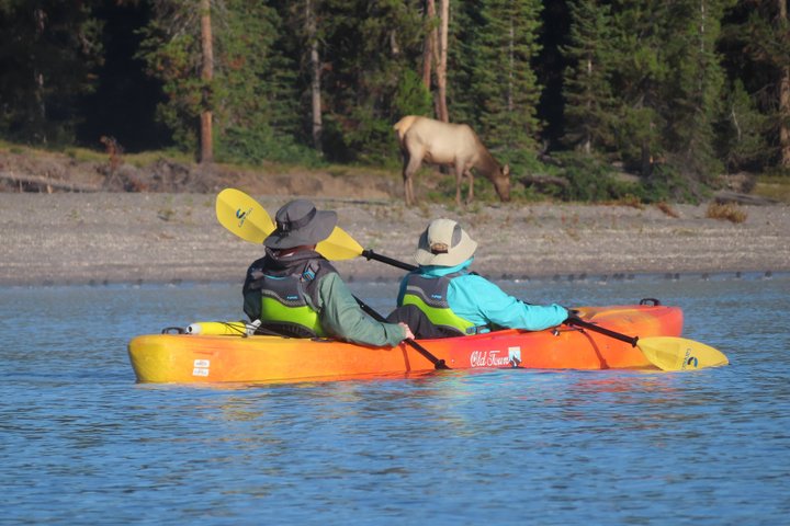 4 - Hora de Kayak no Lago Yellowstone com almoço