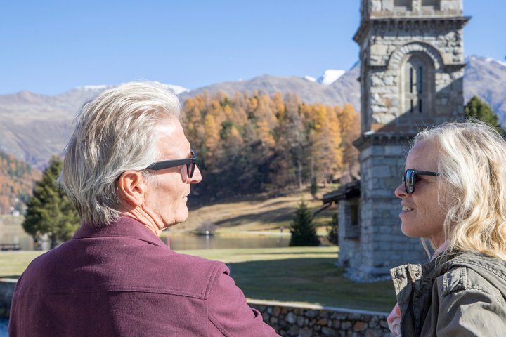 Tour a piedi della cultura privata di St Moritz oltre le piste