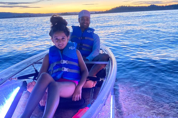 Sunset LED Clear Kayak Rentals pour Glacier Park