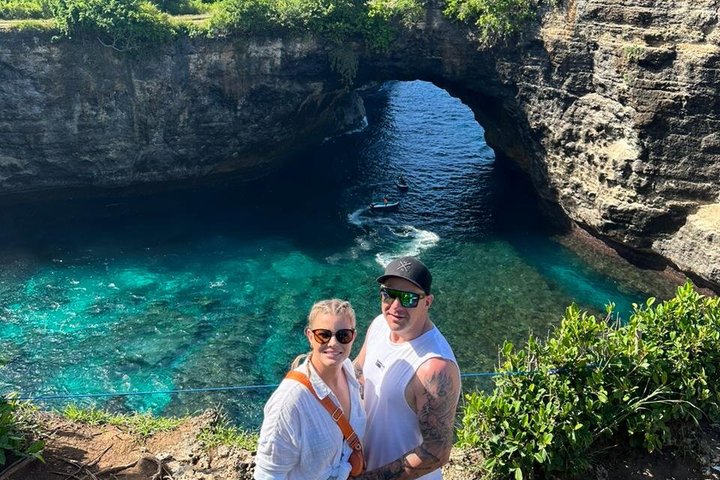 Privat dagstur till Nusa Penida med snorkling och Kelingking Beach