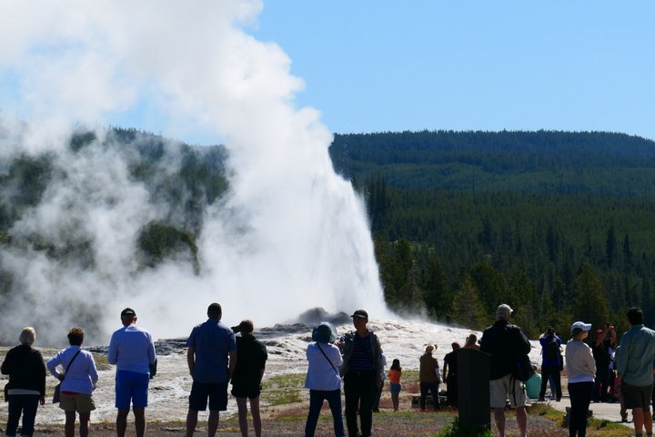 Excursão de caminhada de 6 milhas no gêiser em Yellowstone com almoço