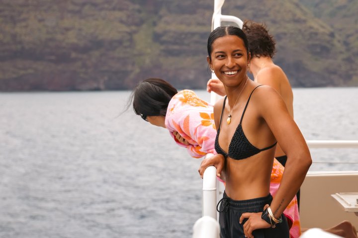 Kauai: Lyxig Na Pali Snorkelupplevelse ombord på Lady Kailani
