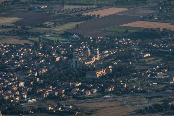 Professionele luchtballonvaarten bij Assisi, Trasimeno in Umbrië