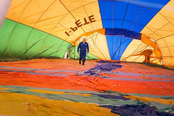Professionele luchtballonvaarten bij Assisi, Trasimeno in Umbrië