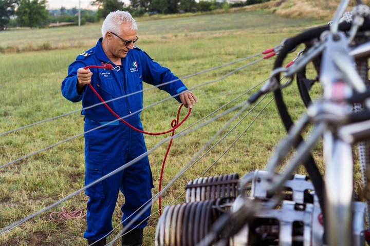 Professionele luchtballonvaarten bij Assisi, Trasimeno in Umbrië