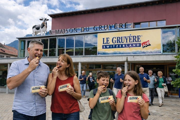 GRUYÈRE-OSTURAN & CHOKOLADETOUREN från Genève