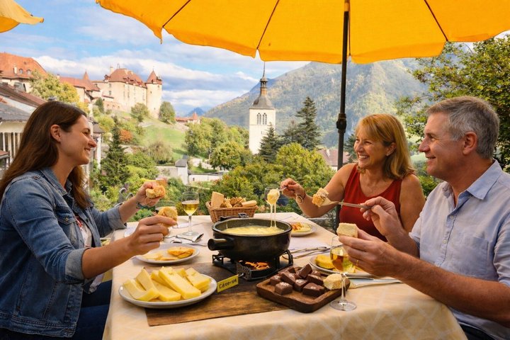 GRUYÈRE-OSTURAN & CHOKOLADETOUREN från Genève