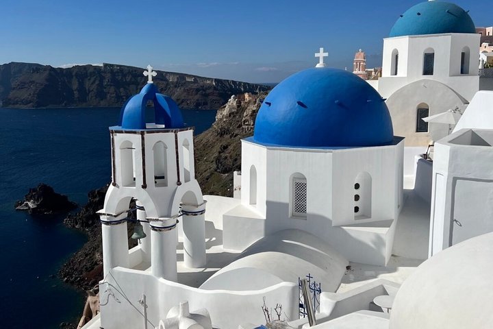 Santorini : Alquiler de Coche Privado y Conductor con Itinerario Flexible