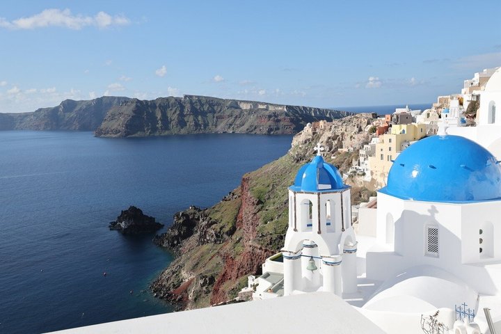 Santorini : Alquiler de Coche Privado y Conductor con Itinerario Flexible