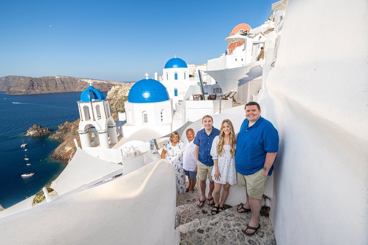 Santorini : Alquiler de Coche Privado y Conductor con Itinerario Flexible