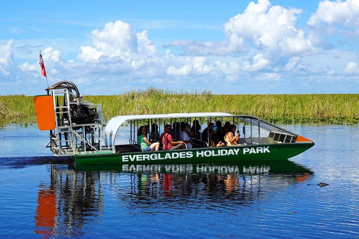 Everglades VIP Airboat Tour med transport inkludert