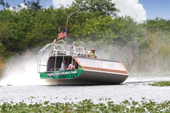 Everglades VIP Airboat Tour med transport inkludert