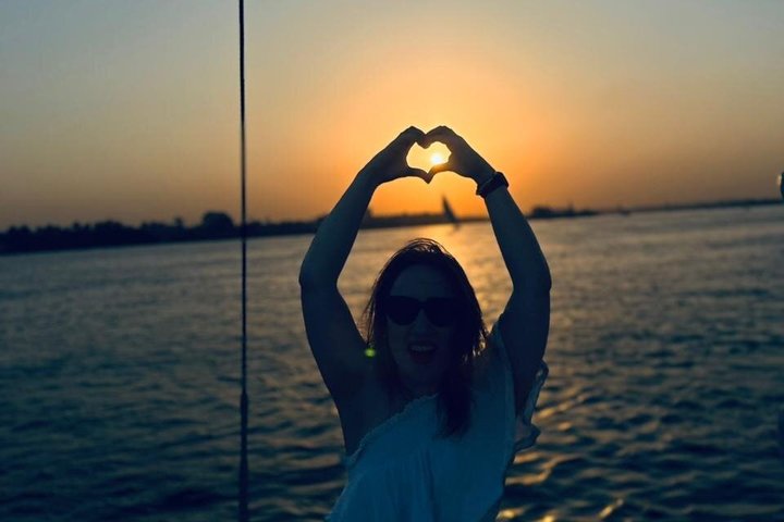 Private Romantic Nile Felucca Sunset Dinner in Cairo