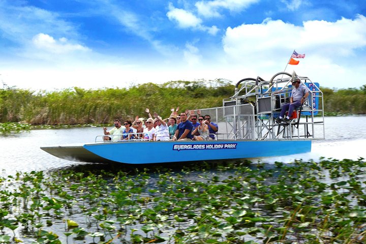 Everglades VIP Airboat Tour med transport inkludert