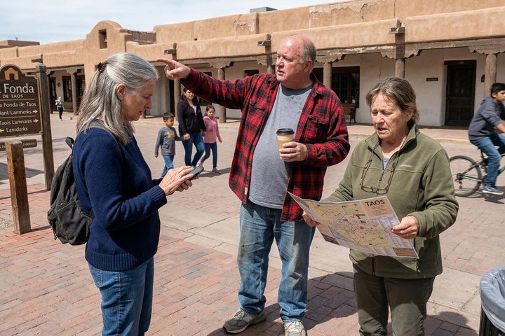 Tour privado en bicicleta eléctrica de arte e historia en Taos