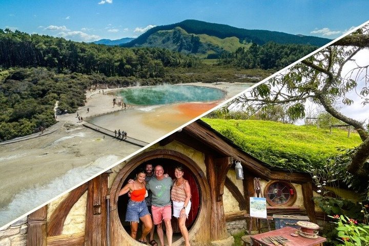 Hobbiton, Rotorua und Waiotapu Kleingruppenreise ab Auckland