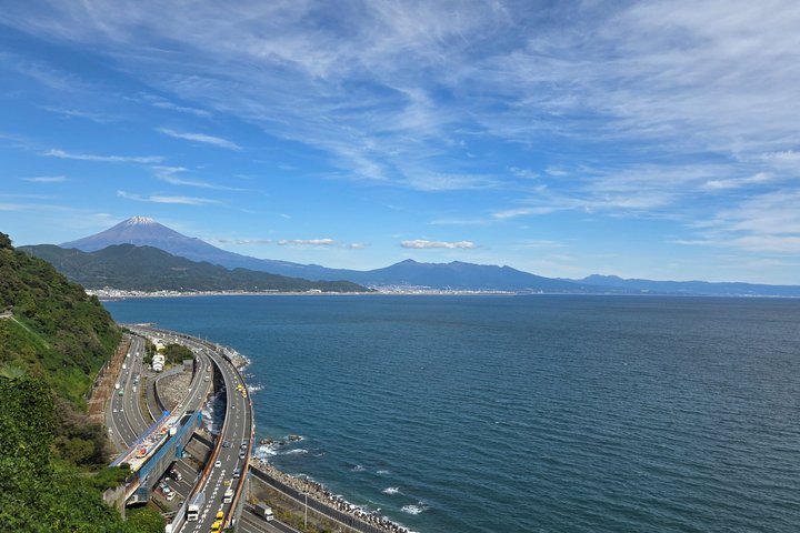 Courte visite pour voir le mont Fuji de divers angles depuis le port de Shimizu