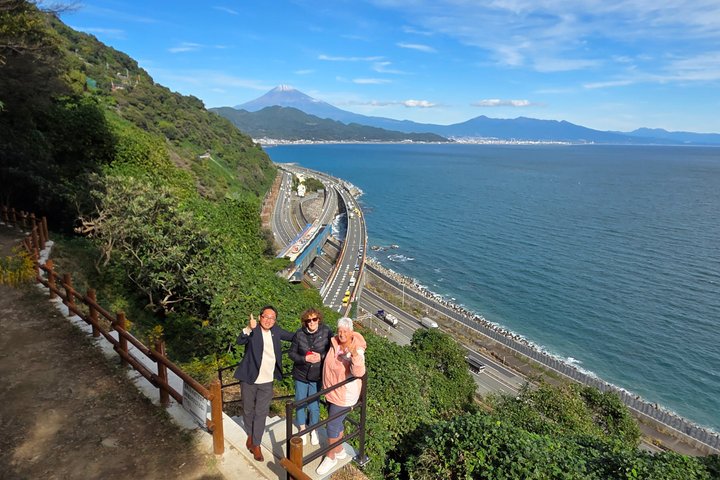 Courte visite pour voir le mont Fuji de divers angles depuis le port de Shimizu