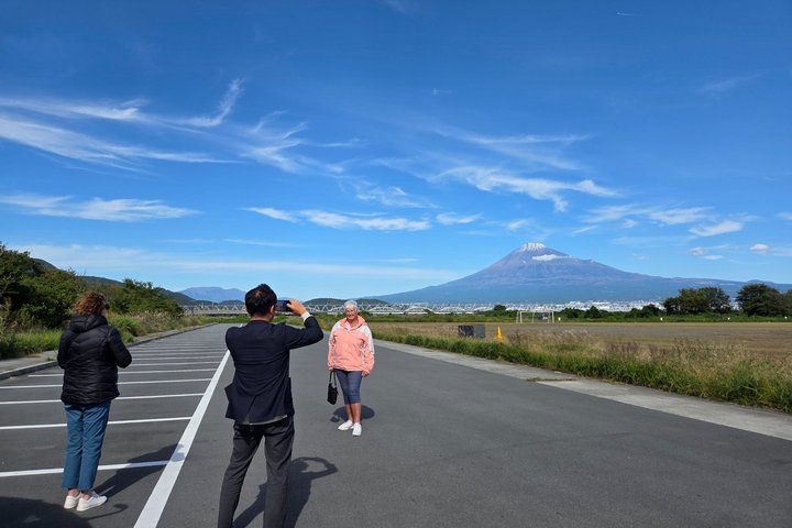 Courte visite pour voir le mont Fuji de divers angles depuis le port de Shimizu