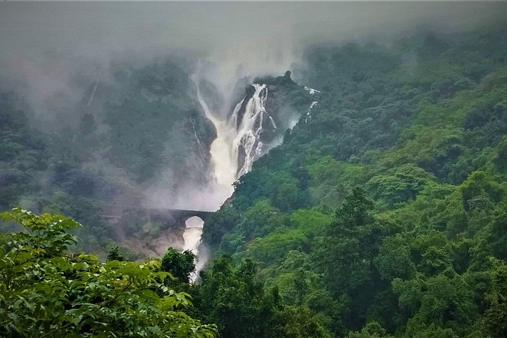 Dudhsagar Waterfalls Tour Jeep Safari og Spice Plantation Besøg