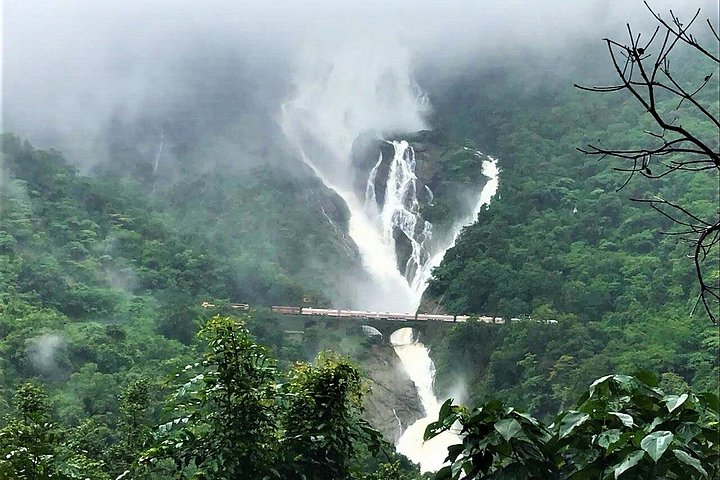 Dudhsagar Waterfalls Tour Jeep Safari og Spice Plantation Besøg